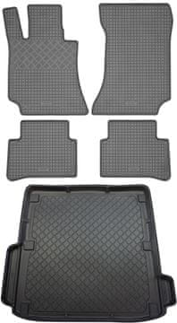 Mercedes E-razred W212 T karavan (5-vratni) od 2009-10.2016 KOMPLET - gumijaste avtotesnine + zaščitna preproga za prtljažnik