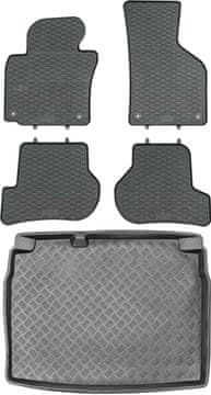 Volkswagen Golf V Hatchback od 2003-2009 KOMPLET - gumijaste avtotesnine + zaščitna preproga za prtljažnik