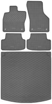 Seat Leon III ST / Leon X-Perience Kombi od 01.2014-02.2020 KOMPLET - gumijaste avtotepi + zaščitna preproga za prtljažnik