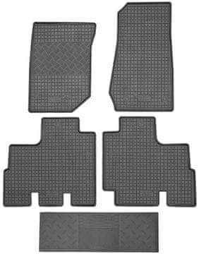 Talne preproge RIGUM 903232 + prevleka 900101 - Jeep Wrangler III SUV od 2007-2019 AV stopalke spredaj in zadaj - NAMESTITEV