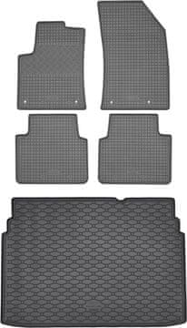 Opel Crossland / Crossland X Crossover od 06.2017 KOMPLET - gumijaste avtotesnine + zaščitna preproga za prtljažnik