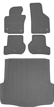 Škoda Octavia II Kombi od 2004-04.2013 KOMPLET - gumijaste avtotepi + zaščitna preproga za prtljažnik