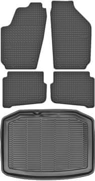 Seat Ibiza III Hatchback od 2002-2008 KOMPLET - gumijaste avtotepi + zaščitna preproga za prtljažnik