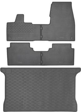 BMW i3 Hatchback od 11/2013-07/2022 KOMPLET - gumijaste avtotesnine + zaščitna preproga za prtljažnik