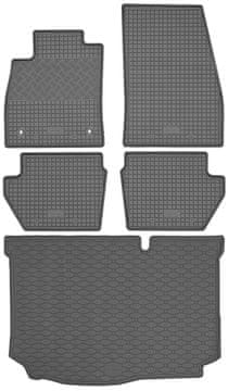 Ford Fiesta VIII Hatchback od 07.2017 KOMPLET - gumijaste avtotesnine + zaščitna preproga za prtljažnik