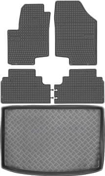 Hyundai ix20 Minivan od 2010-2019 KOMPLET - gumijaste avtotesnine + zaščitna preproga za prtljažnik