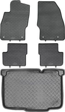 Opel Corsa D Hatchback od 2006-2014 KOMPLET - gumijaste avtotesnine + zaščitna preproga za prtljažnik