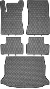 Mercedes A-razred W177 kombilimuzina od 05.2018 KOMPLET - gumijaste avtotesnine + zaščitna preproga za prtljažnik