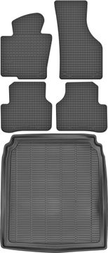 Volkswagen Passat B6 Limuzina od 2005-2010 KOMPLET - gumijaste avtotepi + zaščitna preproga za prtljažnik