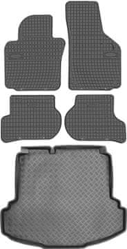 Volkswagen Jetta V Sedan od letnikov 2005-2011 KOMPLET - gumijaste avtotesnine + zaščitna preproga za prtljažnik