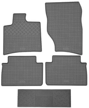 RIGUM 900194 Talne preproge + 900101 Prevleka - Audi Q7 I SUV od 2006-2014, aluminij AV2, spredaj in zadaj - NAMESTITEV