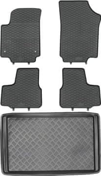 Volkswagen Up Hatchback od letnika 2011-2019 KOMPLET - gumijaste avtotesnine + zaščitna preproga za prtljažnik