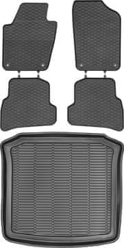 Seat Ibiza IV ST / Kombi od 2010-2017 KOMPLET - gumijaste avtotepi + zaščitna preproga za prtljažnik
