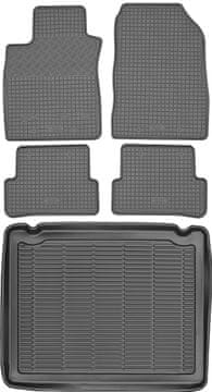 Renault Clio III Karavan od 2006-2012 KOMPLET - gumijaste avtotepi + zaščitna preproga za prtljažnik