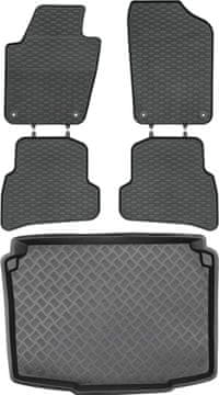Seat Ibiza IV Hatchback od 2008-2017 KOMPLET - gumijaste avtotesnine + zaščitna preproga za prtljažnik
