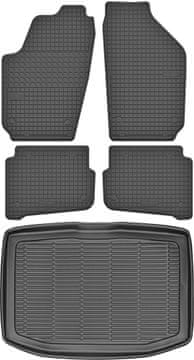 Škoda Fabia I Hatchback od 1999-2008 KOMPLET - gumijaste avtotesnine + zaščitna preproga za prtljažnik