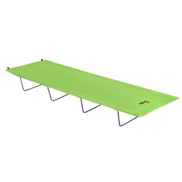 Northix Zložljiva kamping posteljica, jeklen okvir, 190x60 cm, 110 kg