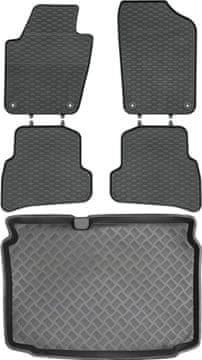 Volkswagen Polo V Hatchback od 2009-2017 KOMPLET - gumijaste avtotesnine + zaščitna preproga za prtljažnik