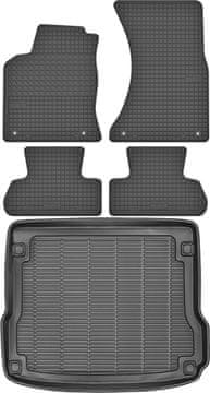 Audi Q5 SUV od 2008-2016 KOMPLET - gumijaste avtotesnine + zaščitna preproga za prtljažnik