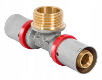 Diamond PEX T-kos 25X1X25 GZ, STISNJEN, ZAVIT