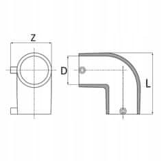 PE KOLENSKI ELEKTROFUZIONSKI FITING 50 MM PE100 SDR11 EF