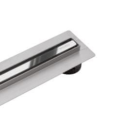 Slim&Low ProLine Mirror Silver linearni odtok 60 cm ogledalo krom