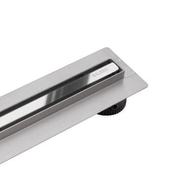 Slim&Low ProLine odtok z ogledalom, srebrn, 70 cm, ogledalo, krom