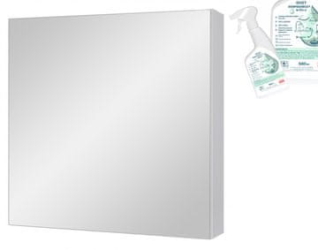 shumee Astor Ida 60 cm zrcalna stenska omarica z dodatki gospodinjskega kisa