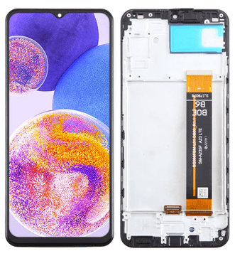 Originalen zaslon za Samsung Galaxy A23 4G A235 obnovljen + okvir