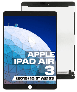 Originalni LCD zaslon za Apple iPad Air 3 2019 10.5 A2153 črn okvir