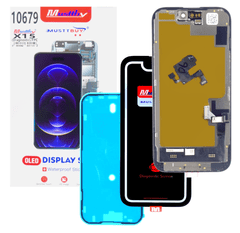 MUST Mehki OLED zaslon z možnostjo programabilnega LCD-zaslona za diagnostiko Apple iPhone 15