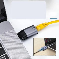 USB-C 3.1 na RJ45 gigabitni ethernetni 1000 Mbps LAN adapter