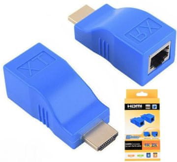 Podaljšek pretvornika HDMI v LAN RJ45 preko zasukane parice 30M