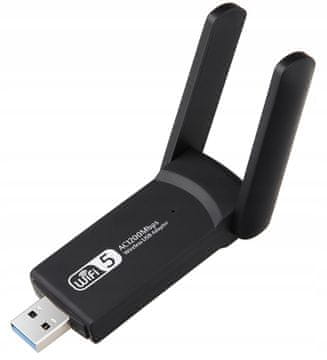 WIFI omrežna kartica 1200 Mbps 5 GHz USB 3.0 + ANTENA