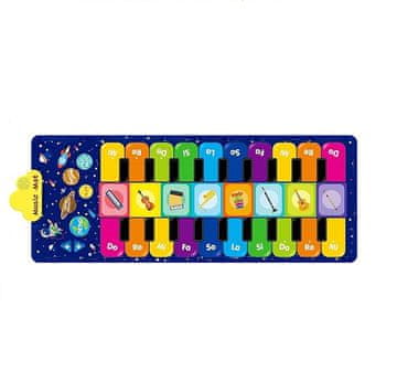 Northix Interaktivna otroška plesna podloga, 8 instrumentov, 10 melodij
