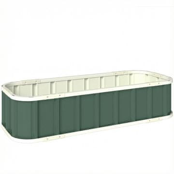 Homestar Dvignjena vrtna greda 136x52x31 cm zelena