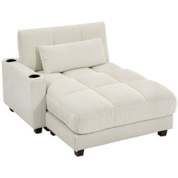 Homestar Sofa postelja 114x147x86 cm bela