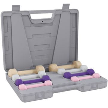 Homestar Set uteži 4 para 0,5 kg do 2 kg z ohišjem večbarvno
