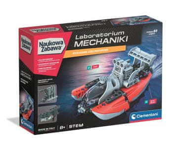 Clementoni Laboratorij za mehaniko. Motorni čoln