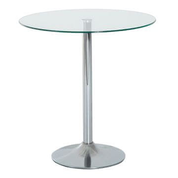 Homestar Jedilna miza 70x74,5 cm srebrna