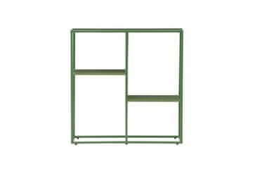 Venture Design Knjižna polica Staal 80x26x80 cm zelena