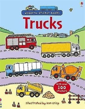 Usborne Prvi tovornjaki z nalepkami za knjige