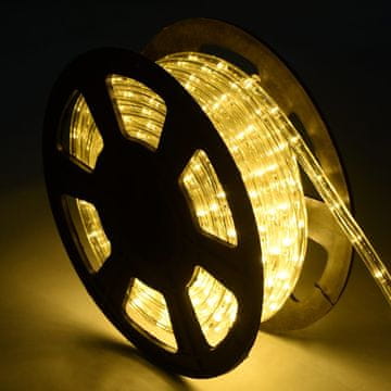 Costway LED svetlobna cev 20 m 720 žarnic 230V bež