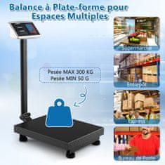 Another-Label Digitalna platformna tehtnica 300 kg, 0,05 kg, kalkulator cen