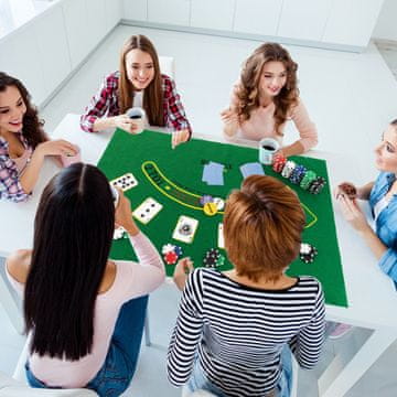Costway 500-delni komplet poker žetonov - aluminijasto ohišje, Texas Holdem