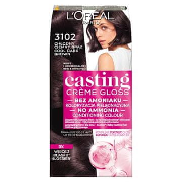 shumee Barva za lase Loreal Casting Creme Gloss - 3102 Temno hladno rjava (48 ml, 72 ml, 60 ml)