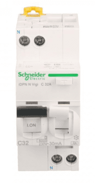 Schneider Diferencialno odklopno stikalo 2P 32A C 0,03A tip A iDPN N VIGI A9D32632