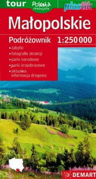 shumee Malopoljsko vojvodstvo. Laminiran cestni in turistični zemljevid. Izdaja 2025/2026. Demart
