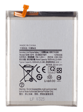 shumee Akumulatorska baterija za Samsung Galaxy M21 M215F M30S M307F M12 M127F 6000mAh