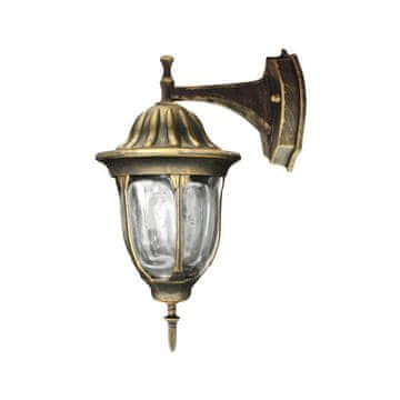 shumee Retro vrtna stenska svetilka Florence E27 IP43 patina Goldlux